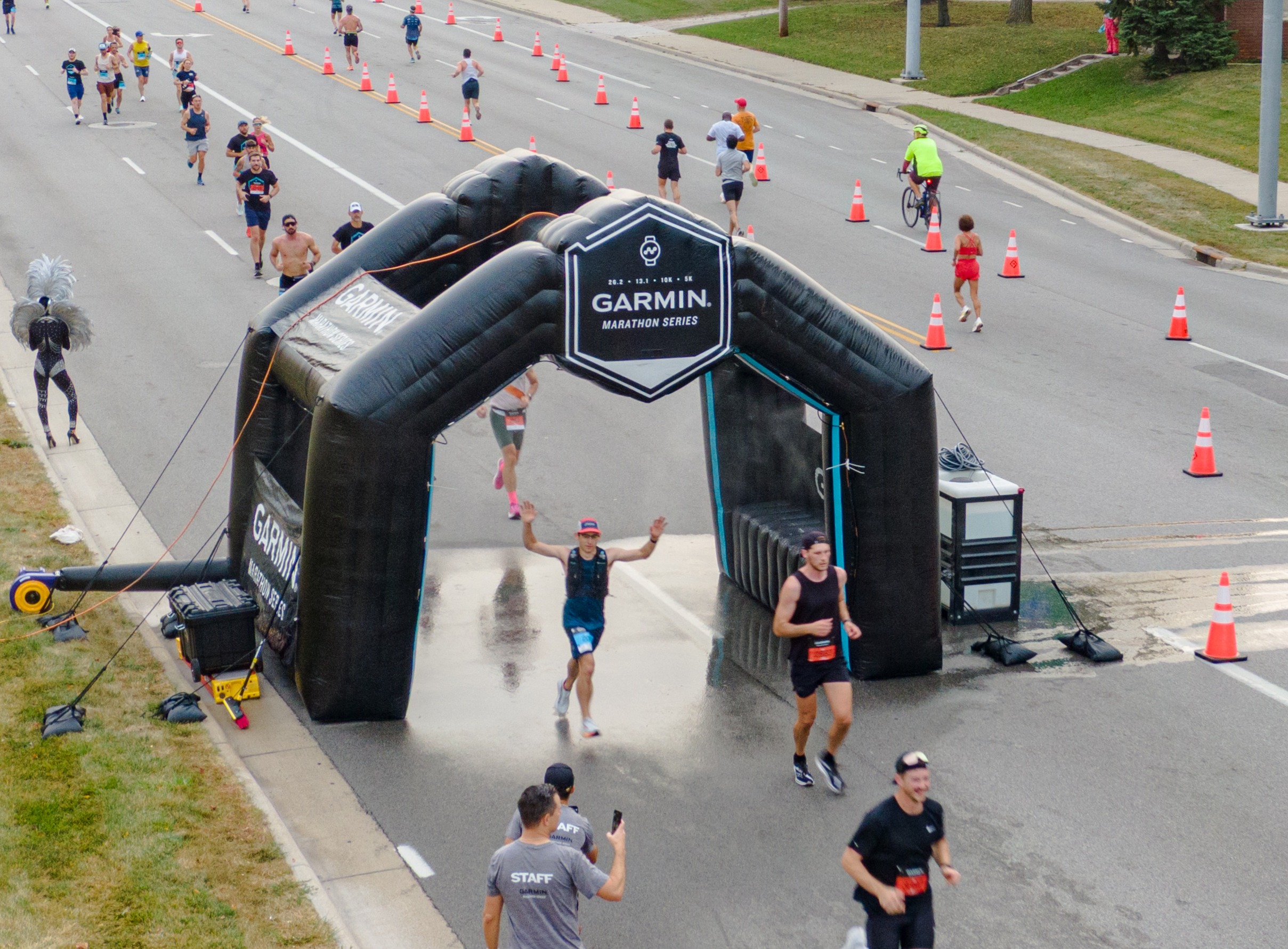 Garmin Toledo Marathon Tunnel Misters